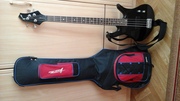Продам бас-гитару lnvasion Bg110 + Модулятор звука Kong ax3b 