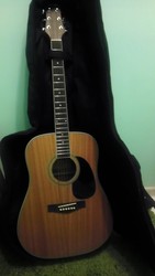 Акустическая гитара Martinez FAW-809/M с чехлом